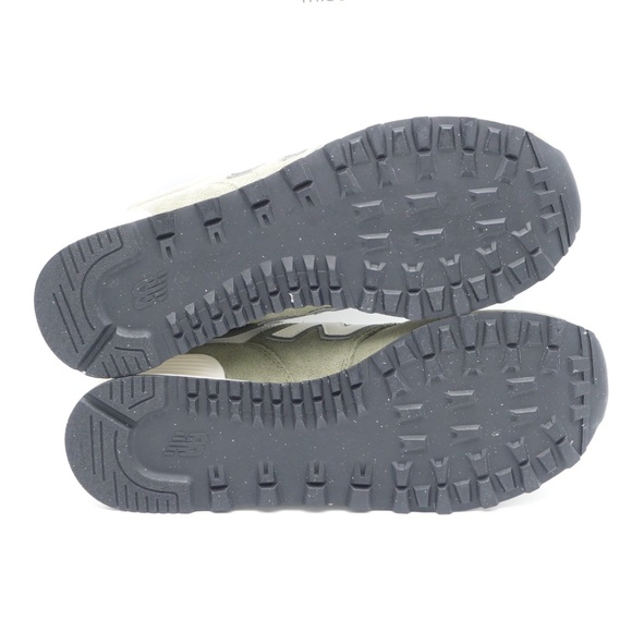 NEW Size 9.5 Men's New Balance 574 Sneakers U574GCE Dark Olivine/Sea Salt - Picture 7 of 7